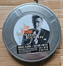 Eddy Mitchell, Grand Ecran; Ltd Edition CD, DVD + Photos in Round Tin Case, NEW Eddy Mitchell, Grand Ecran; Ltd Edition CD, DVD + Photos in Round Tin Case, NEW