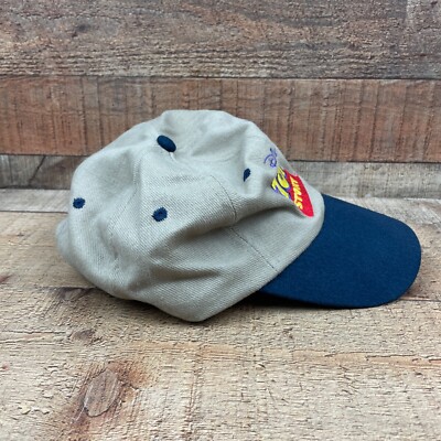 Vintage 90's Toy Story Movie Promo Strapback Hat Disney Brown Navy