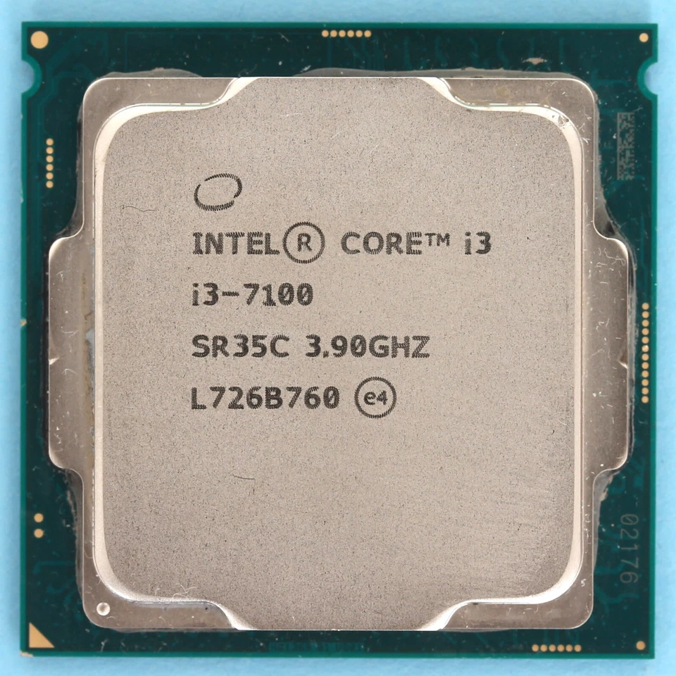 Intel Core i3-7100 i3 7th Gen Dual Core CPU 3.9Ghz Kaby Lake-S Socket 1151 SR35C - Image 2 of 3