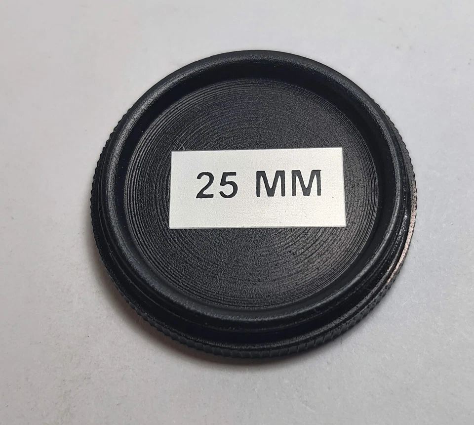 25mm Metal Front Lens Cap Screw-in 25 mm E25 E-25 Very High Quality Solid one pc - Image 2 of 4