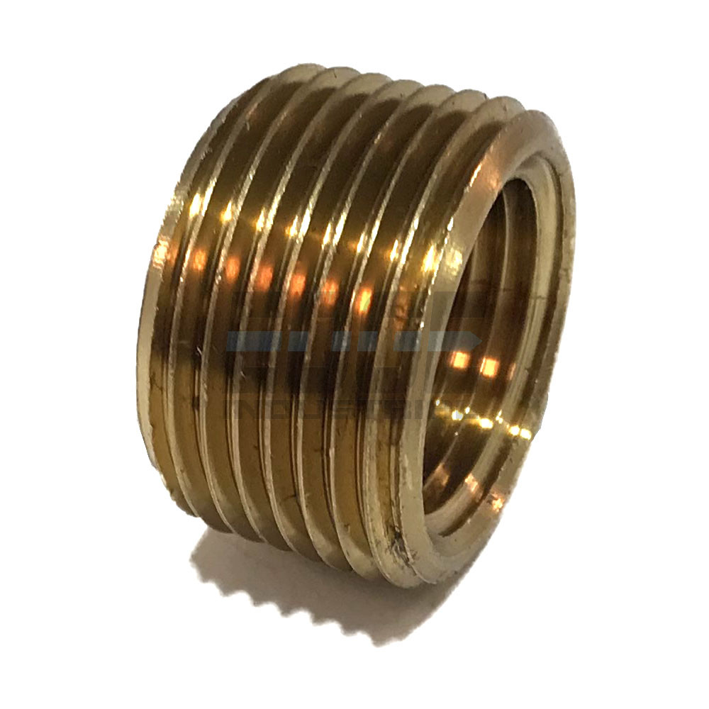 BRASS FACE BUSHING REDUCING NPT THREADS PIPE FITTING 3/4 MALE X 1/2 FEMALE QTY 5