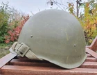 Original Military Helmet SSH 40 Steel WW2  Soviet Army RKKA WWII Leather N 1-794