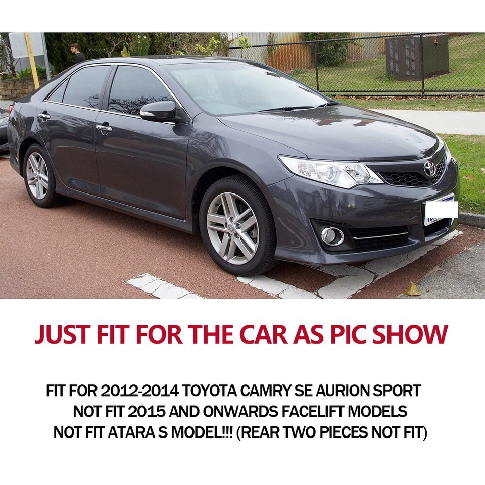 Mud Flaps For 2012 2013 2014 Toyota Camry SE Sport Mud Guards Foto 2 de 4