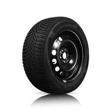 Original Skoda Fabia IV 4 Winterkompletträder Semperit 15 Zoll Stahl + Radkappen