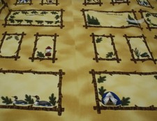Summer Vacation quilt labels Debbie Field panel Riverwoods fabric OOP