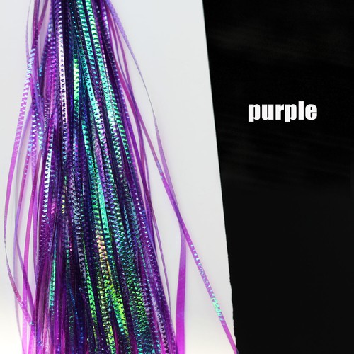 5 packs/lot Lateral Scale 1mm width Crimped Flashabou Tinsel Fly Tying Materials - Picture 3 of 7