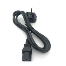 UK TYPE 6FT Universal 3Prong AC Power Cord 18AWG for Computer Printer Monitor TV