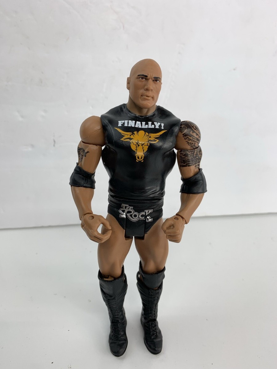 2011 THE ROCK Mattel WWE Wrestling Action Figure Dwayne Johnson | eBay