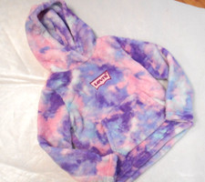 Girls Levis Tie-Dye Hoodie Pullover Sizes Small - Large