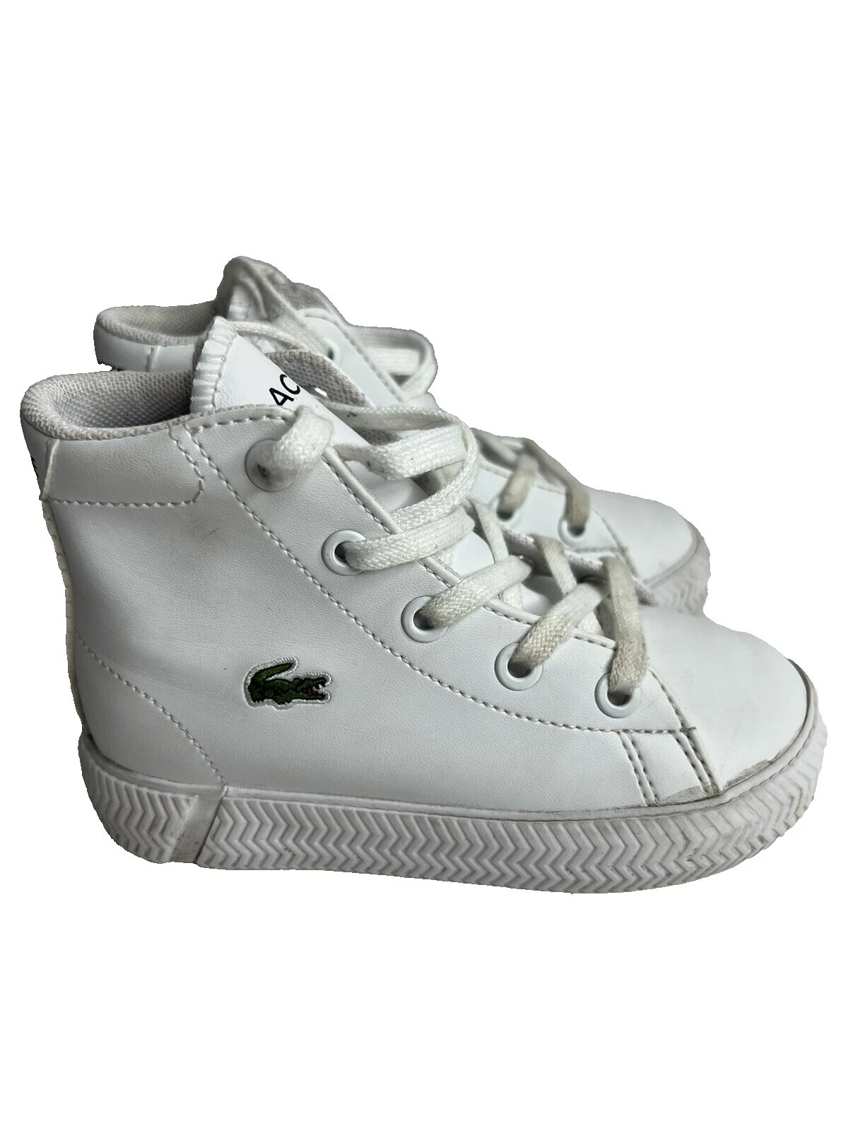 Lacoste Zapatos Blancos para Niños