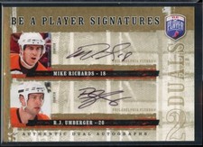 2006-07 Be A Player Signatures Duals #DRU Mike Richards/R.J. Umberger