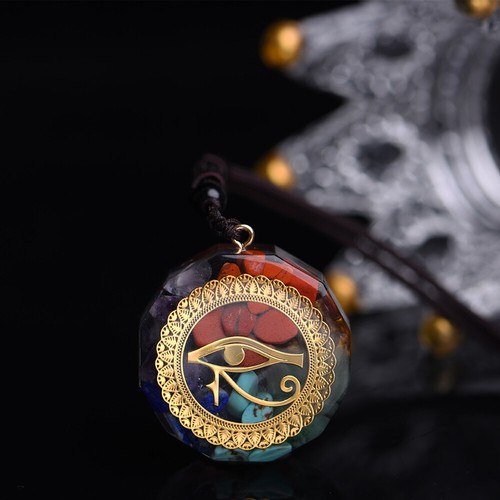 7 Chakra Natural Stone Energy Pendant Necklace Yoga Reiki Healing Amulet Lucky - Picture 21 of 26