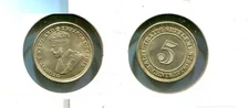 1926 STRAITS SETTLEMENT .05 COIN NICE AU 3099T
