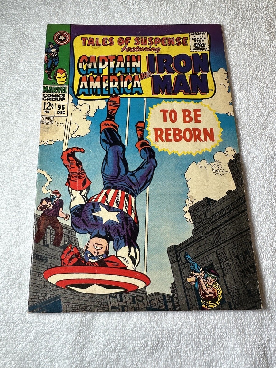 TALES OF SUSPENSE #96 (1968) IRON MAN & CAPT. AMERICA Jack Kirby