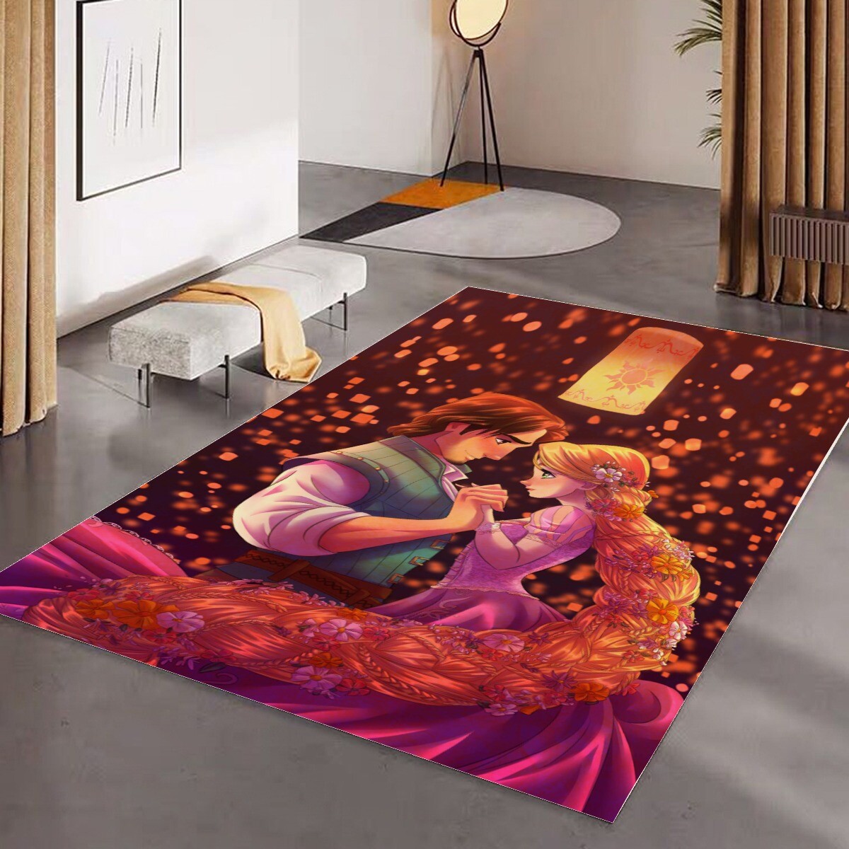 Rapunzel Princess Disney Rug, Disney Fan Decor