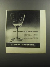 1956 Georg Jensen Richard Sussmuth Mimosa Goblet Advertisement