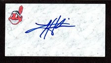 Todd Hankins ( IF MINORS 2011-16 ) INDIANS  SIGNED AUTOGRAPH AUTO 3x5 INDEX COA