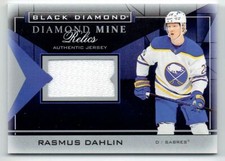 2021-22 BLACK DIAMOND MINE RELICS RASMUS DAHLIN BUFFALO SABRES #DMR-RD