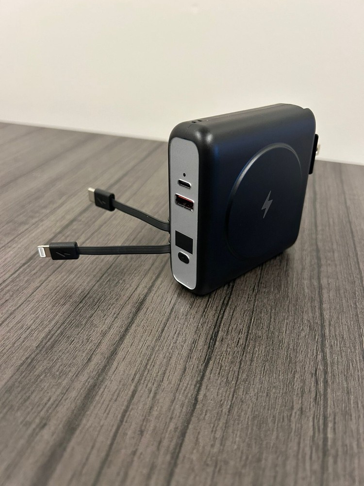 5en1 Power Bank con Carga USB e Inalámbrica Portátil  