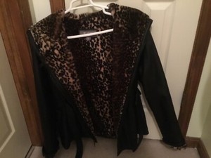 leopard lined jacket