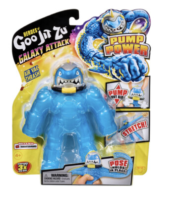 Heroes of Goo Jit Zu Galaxy Air Vac THRASH Attack Action Figure Pump Power NEW