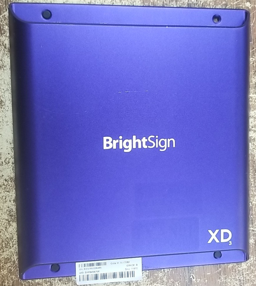 BrightSign XD3 Model XD233 Media Player. No adapter! *READ⬇️*