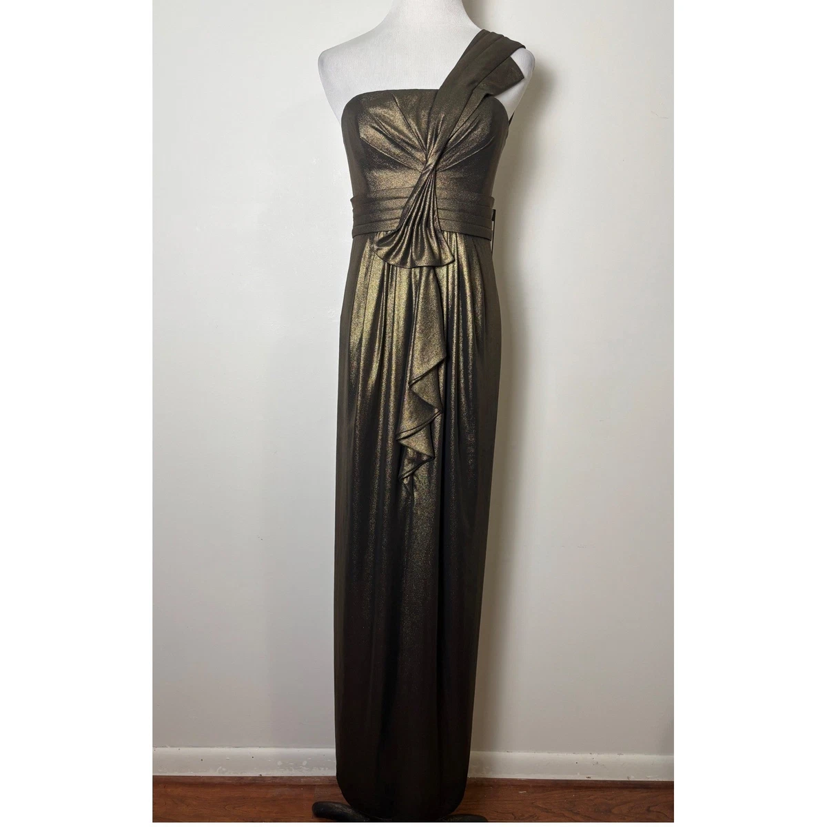 bcbg gold one shoulder dress BCBGMAXAZRIA Dresses for Women Just Listed 2026 Max azria