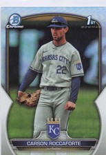 Carson Roccaforte 2023 Bowman Draft #BDC-140 Chrome Refractor