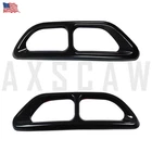 2X Car Rear Cylinder Exhaust Pipe Cover Trim For Honda Accord 18-21 Accessories