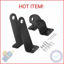 OFFROADTOWN 2 Pack Light Bar Mounting Brackets Side-Mounted Brackets for Single