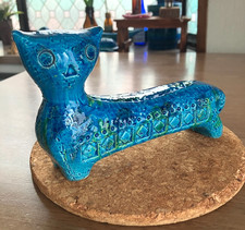 Flavia Bitossi Rimini Blue Cat Work Made In The Ceramic Workshop of Italy 3
