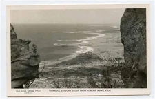 Thirroul & South Coast Sublime Point Real Photo Postcard N S W Australia 1930's