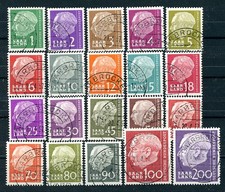 Saarland: Mi.Nr.380/99 gestempelt, alle gepr. Hoffmann BPP. Mi: 75,-