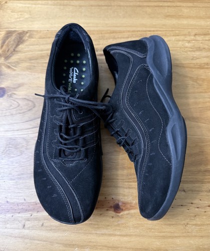 Clarks Wave Walk Sneakers Leather 8.5