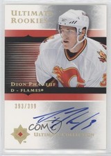 2005-06 Ultimate Collection Ultimate Rookies 393/399 Dion Phaneuf #105 Auto 3y4