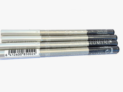 LUMENE EYE GRAPHICS Eye Liner Pencil STORMY GREY   LOT OF 4