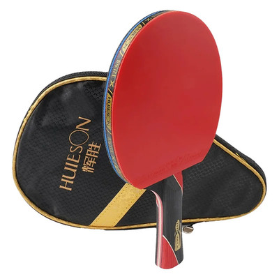 Carbon Table Tennis Racket Ping Pong Paddle Professional Training Beginner
