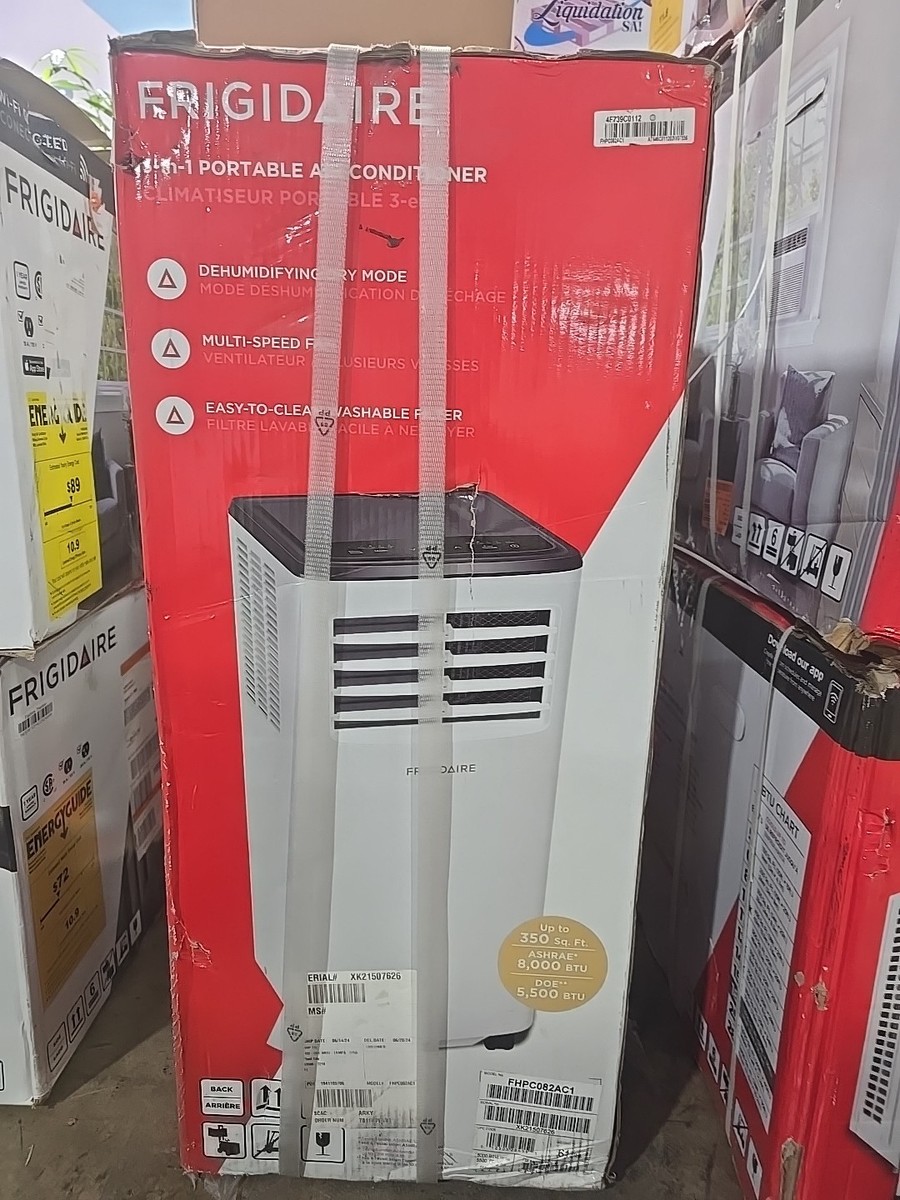 Frigidaire FHPC082AC1 Portable Air Conditioner with Dehumidifier