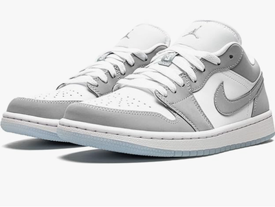 Size 9 - Jordan 1 Low White Wolf Grey W for sale online | eBay