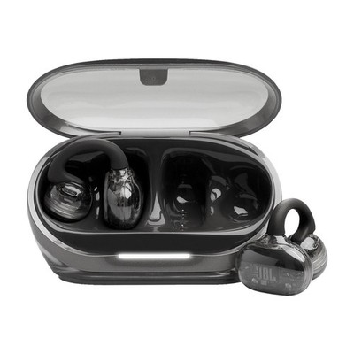  JBL Soundgear Clips True Wireless Open-Ear-Kopfhörer, IP54, Ghost Black 