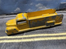 Vintage Tootsietoy 6" Yellow Utility Truck, Antique - Used