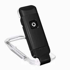 LED USB Rechargeable Clip-On Book Light with 9 Modes