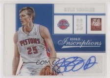 2012-13 Elite Rookie Inscriptions Kyle Singler #6 Auto s3g