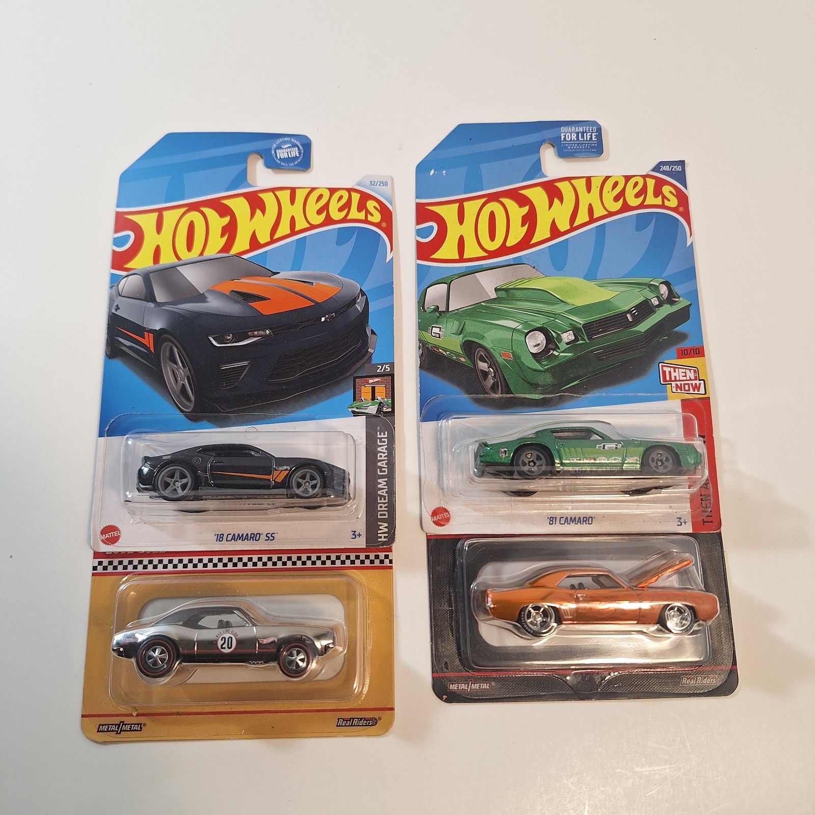 Hot Wheels Camaro Super Treasure Hunt & RLC & 81 Camaro Green