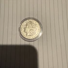 1896 Silver Morgan Dollar In Capsule