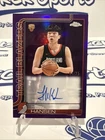 2025-26 Topps Chrome Rookie Autograph Yang Hansen Purple Refractor 51/75 🔥