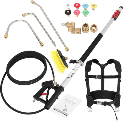 #ad #ad Telescoping Pressure Washer Wand 24FT Adjustable Power Washer Extension Wand wi $252.99