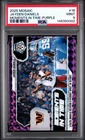 2025 Mosaic - Moments in Time Jayden Daniels #16 Purple Mosaic Prizm /49 PSA SSP