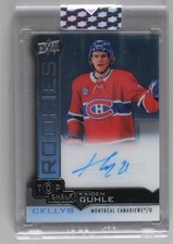 2022 Clear Cut Top Shelf Signature Cellys Rookies Kaiden Guhle #TS-KG Auto 0z0g