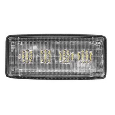 Tiger Lights Small Rectangular LED Headlight 12V Fits John Deere 450H Flood